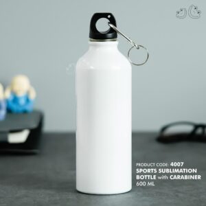 PNI-4007 Aluminum Sublimation Bottle With Carabiner