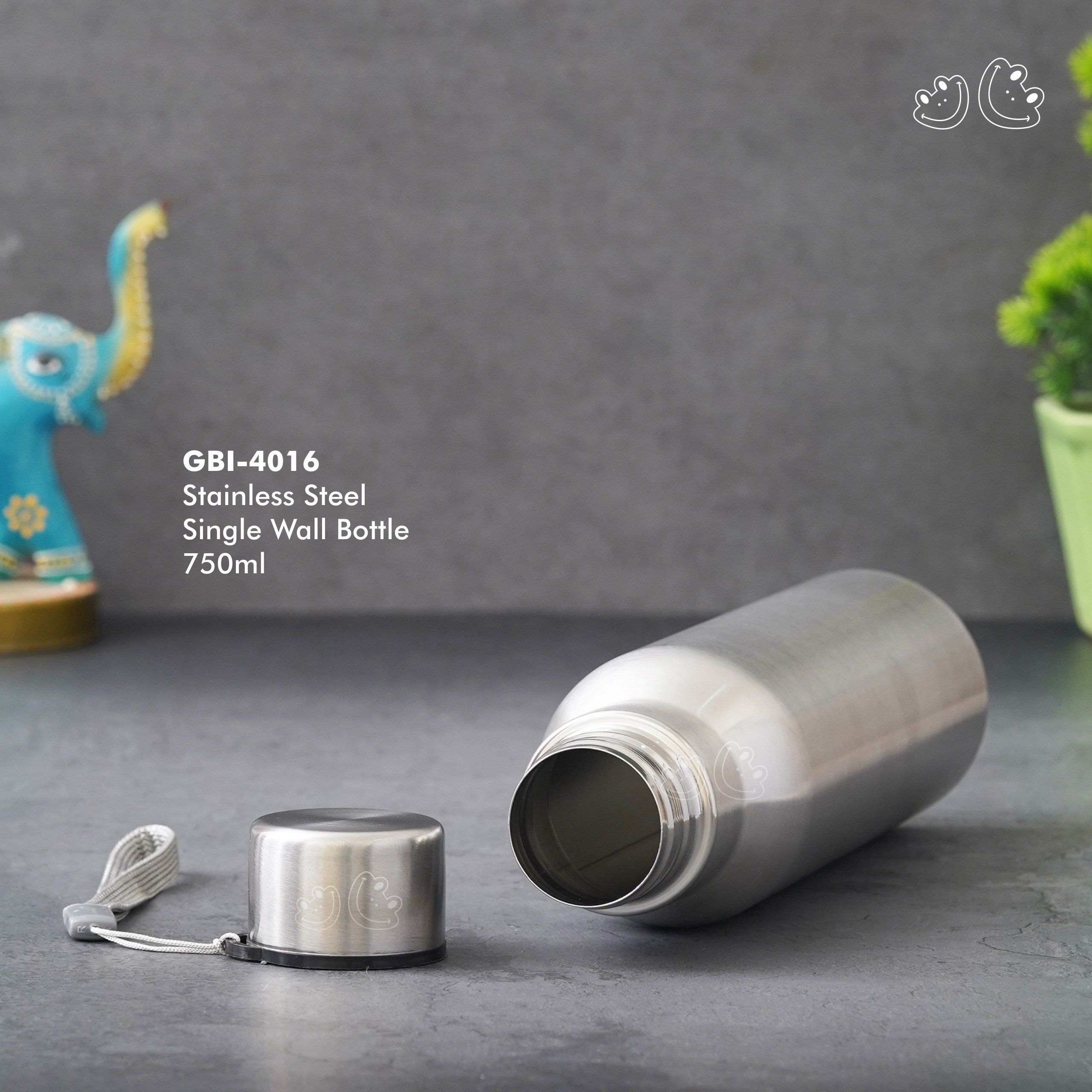 PNI-4016 Stainless Steel Single Wall Bottle - Image 2
