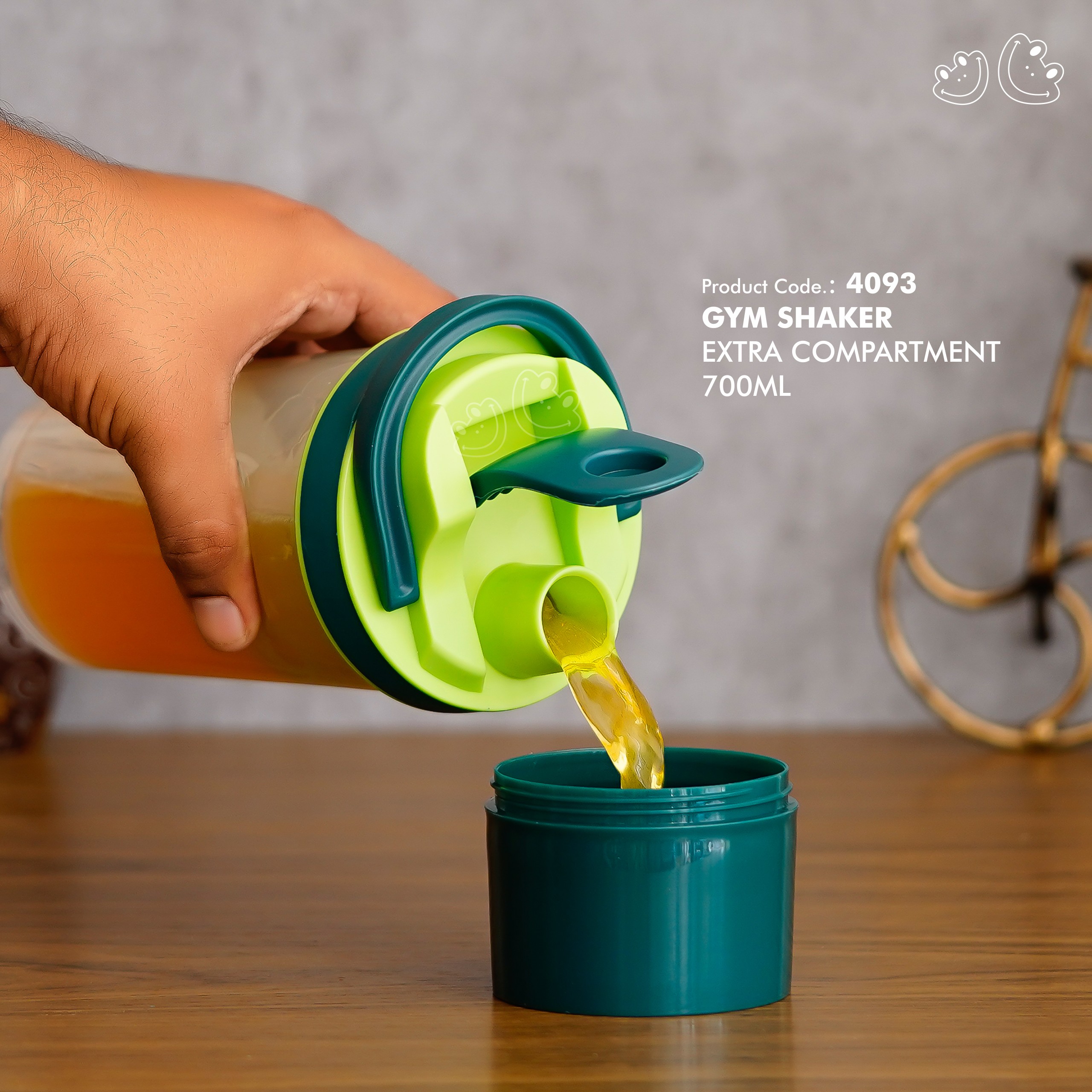 PNI-4093 Gym Shaker with Extra Compartment - Image 3