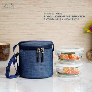 PNI-4156 Borosilicate Glass Lunch Box Set
