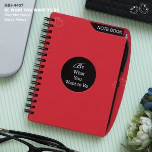 PNI-4407 Viro Notebook with Sticky Notes